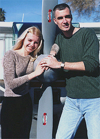 Mike & Angelina (with our Bird)